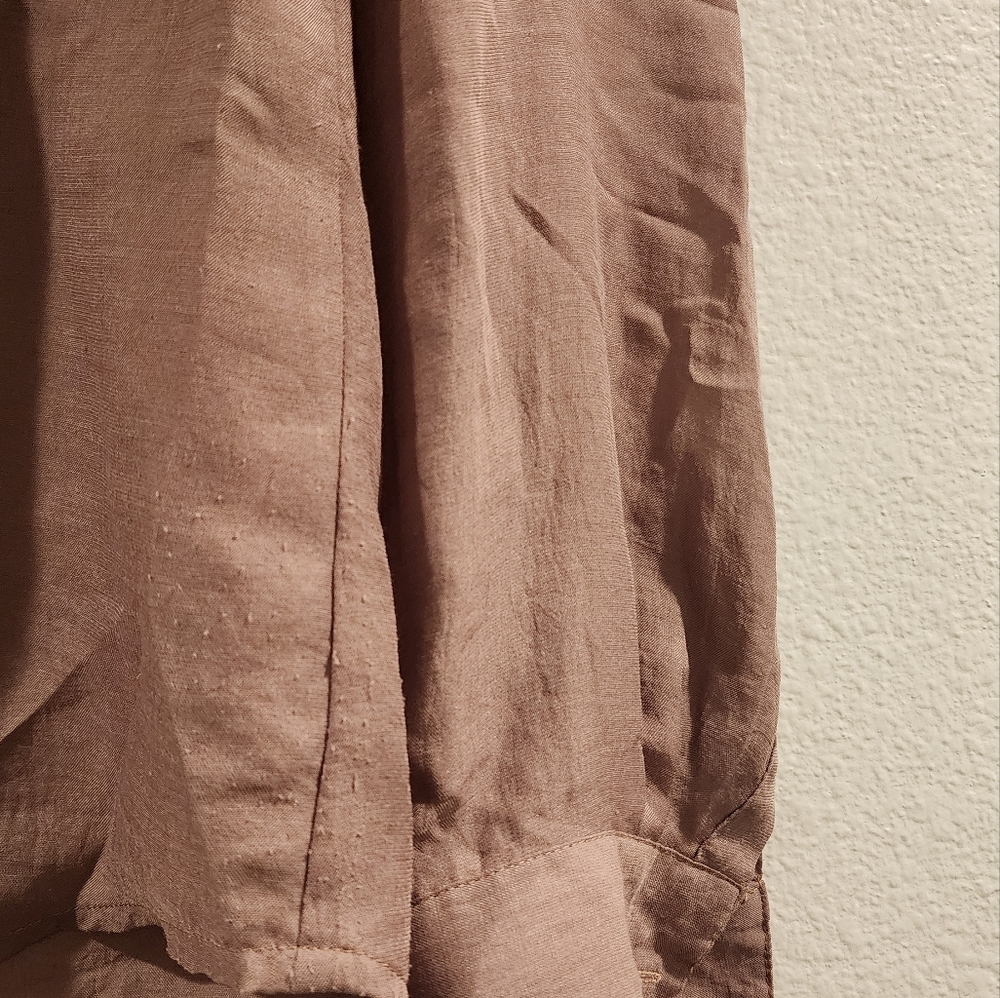 Loft Women's Mauve Button-Up Blouse - Picture 6 of 7